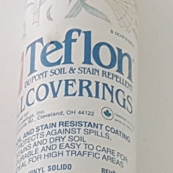 Vintage Vinyl Wallpaper Floral,Seashell/Leaf Teflon Dupont C&A Wallcvrn… - Picture 4 of 16